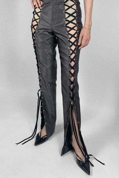 Lace-up Pants