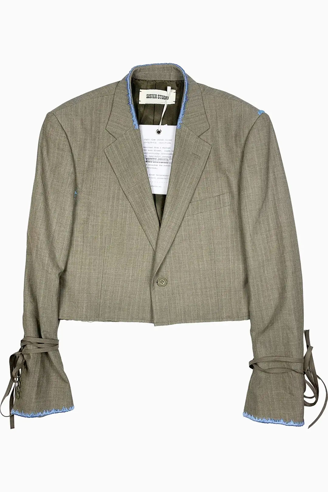 Light Blue Stitch Blazer