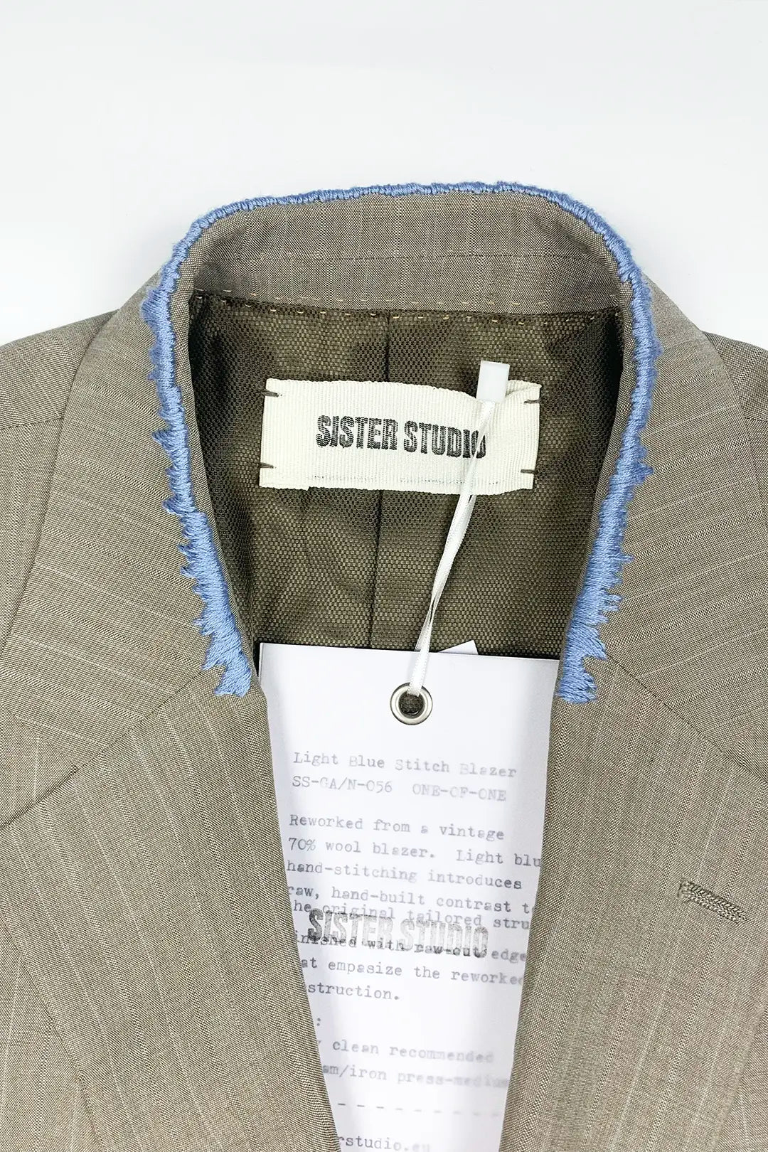 Light Blue Stitch Blazer