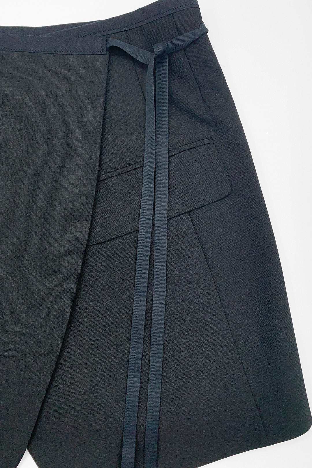 Noir Wrap Skirt