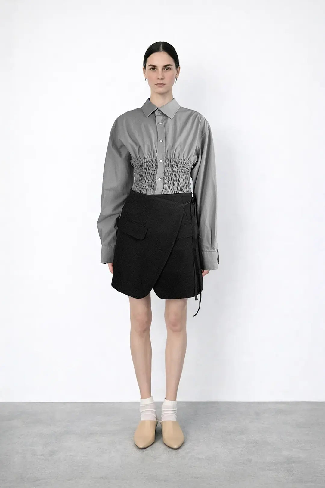 Noir Wrap Skirt