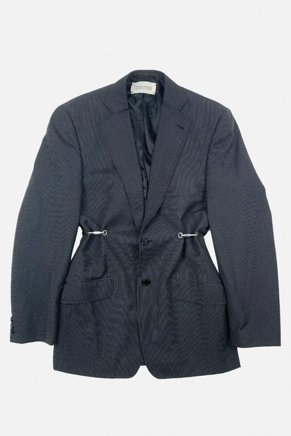 Pinstripe Carabiner Blazer