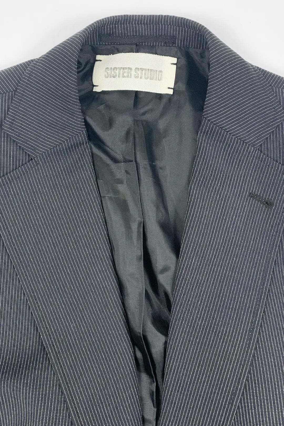 Pinstripe Carabiner Blazer