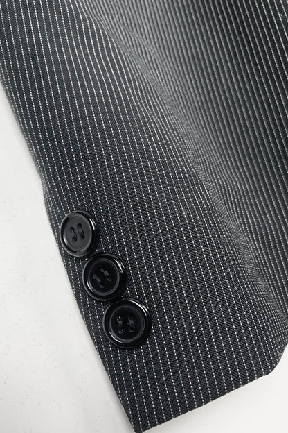 Pinstripe Carabiner Blazer