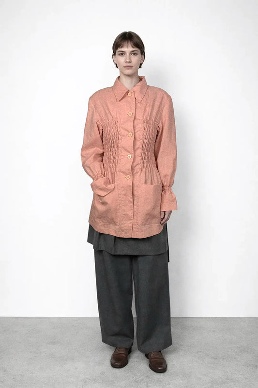 Rose Clay Pocket Shirt / Blazer