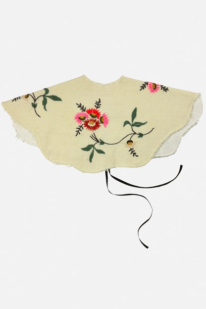 Oversized Floral Collar