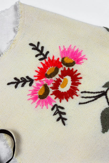 Oversized Floral Collar