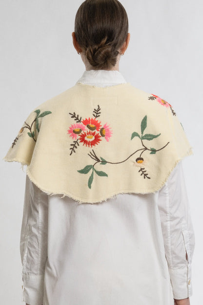 Oversized Floral Collar