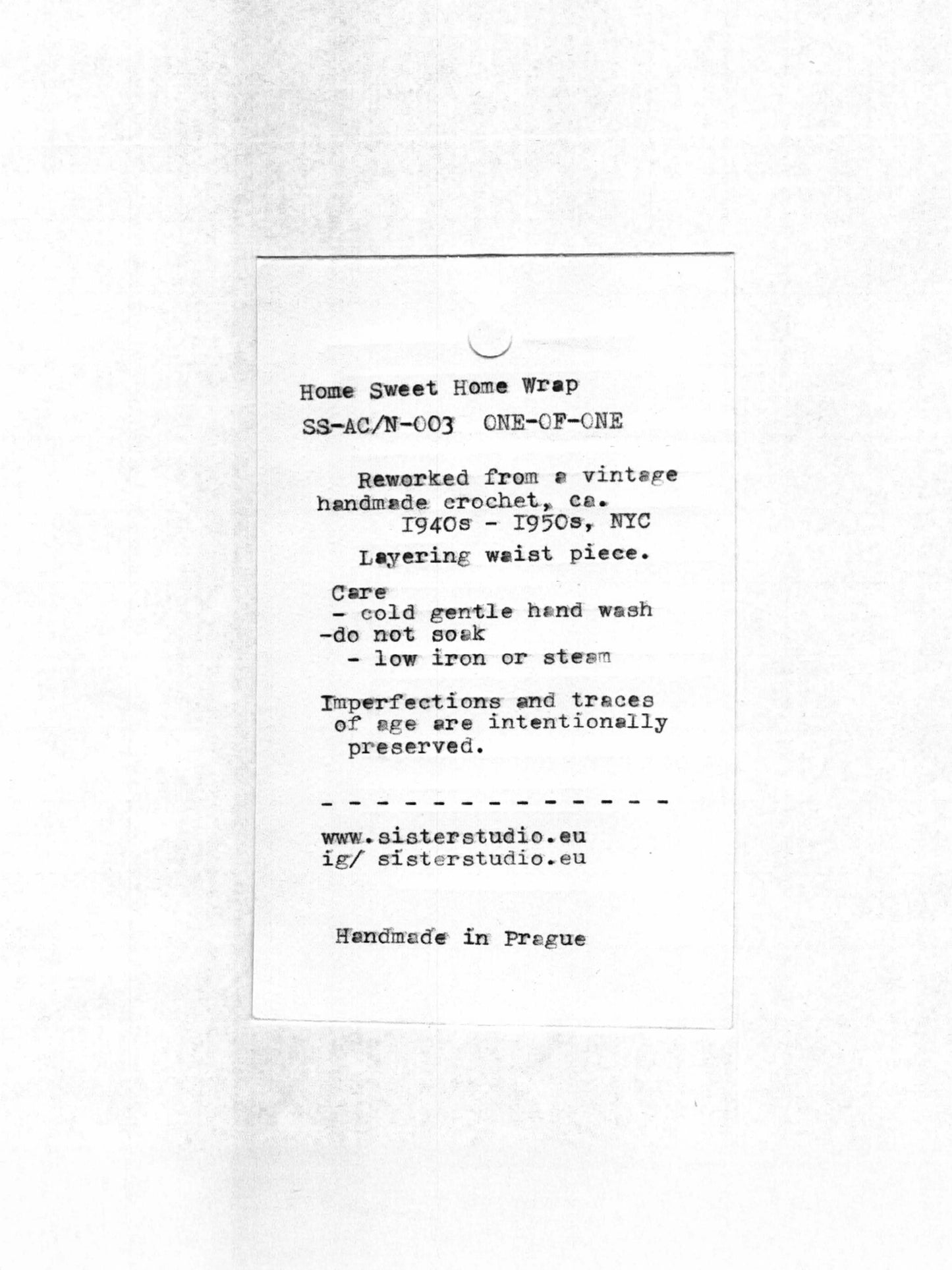 Home Sweet Home Wrap