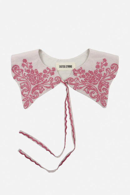 Pink Embroidery Collar