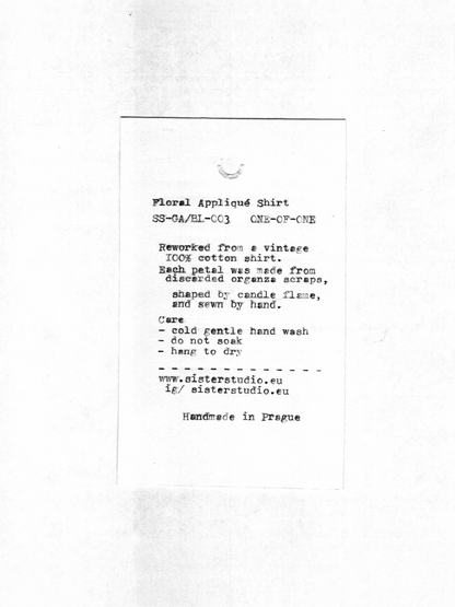 Floral Appliqué Shirt