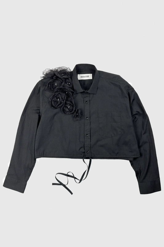 Floral Appliqué Shirt