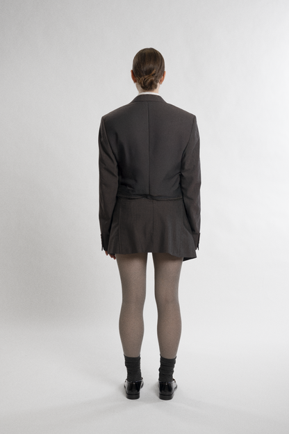 Crochet Appliqué Blazer