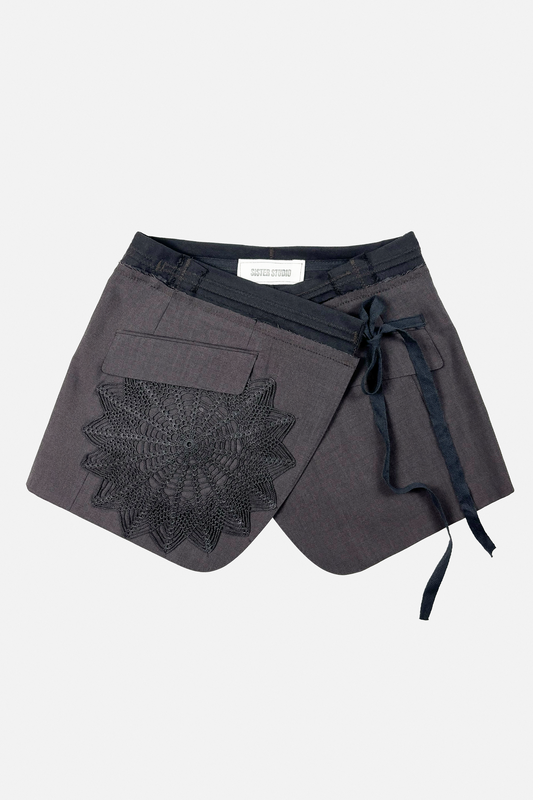 Crochet Appliqué Skirt