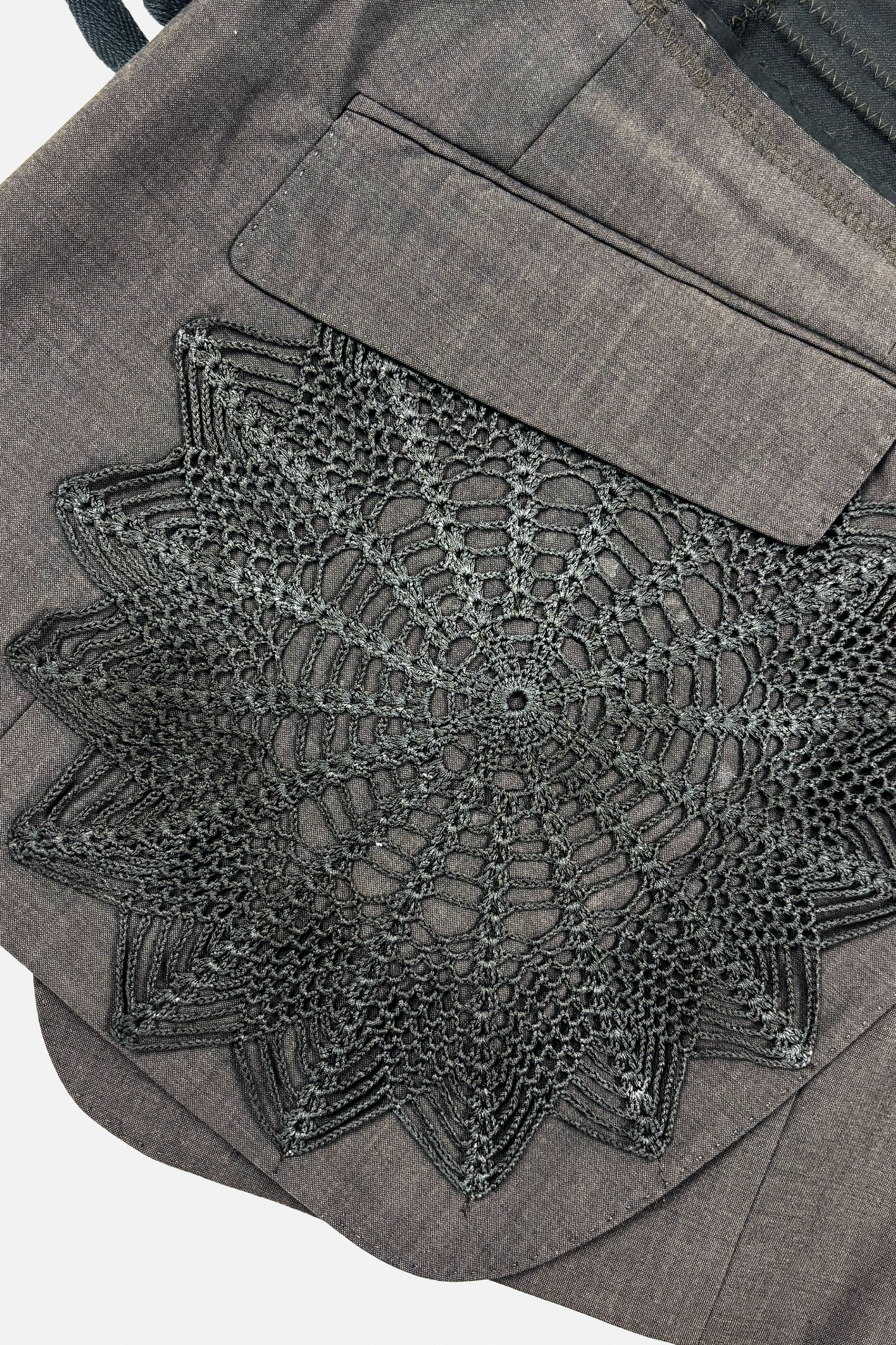 Crochet Appliqué Skirt