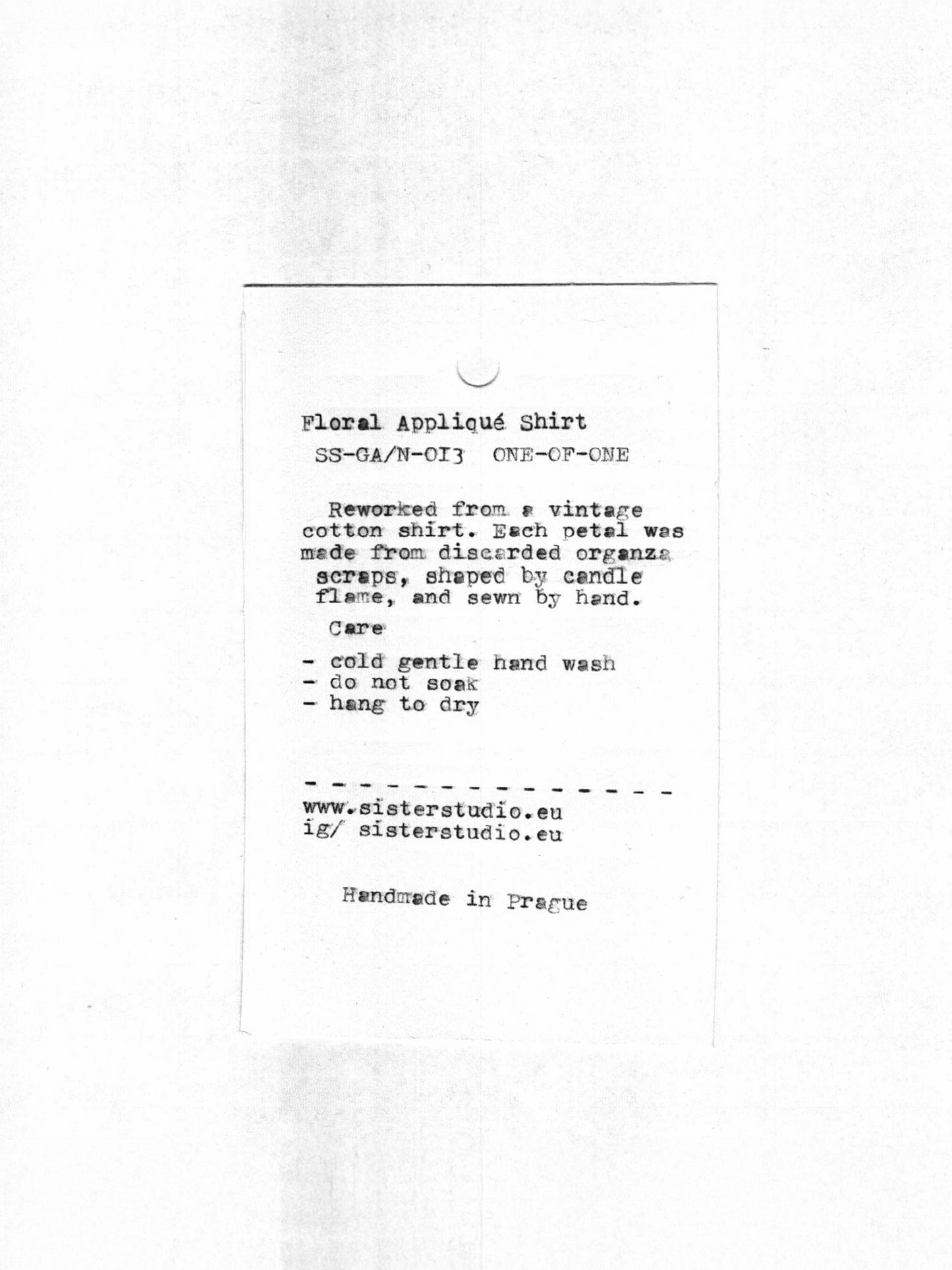 Floral Appliqué Shirt