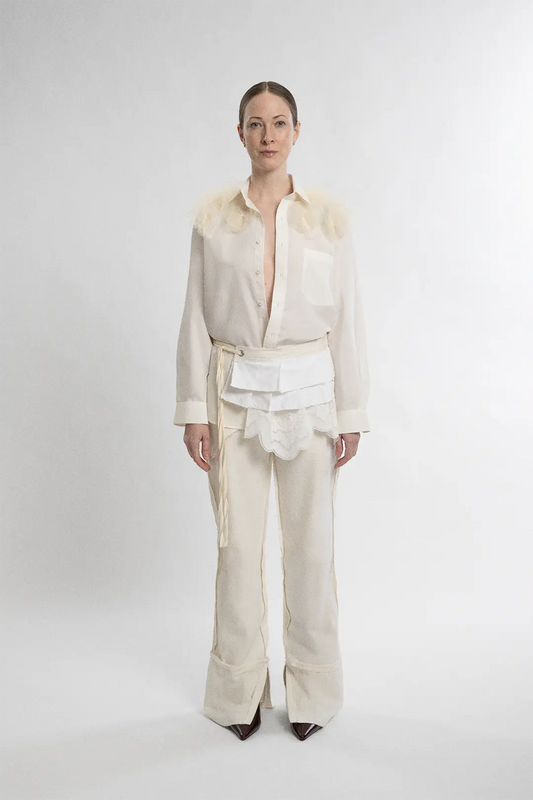 Floral Applique Shirt