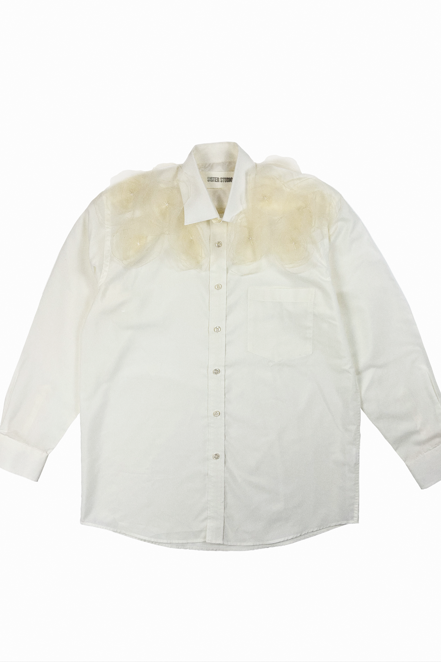 Floral Appliqué Shirt