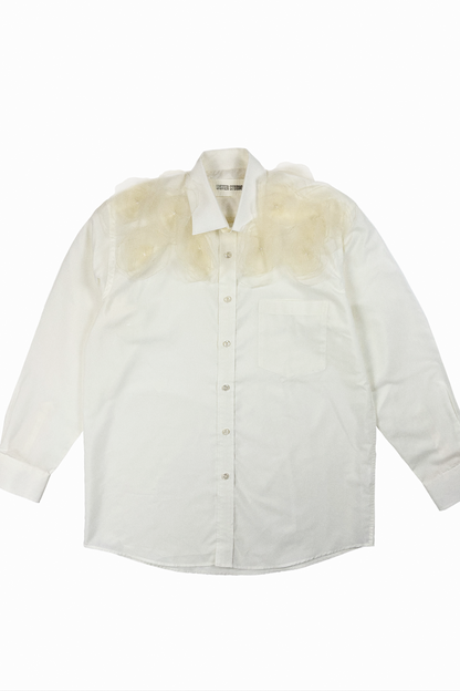 Floral Appliqué Shirt