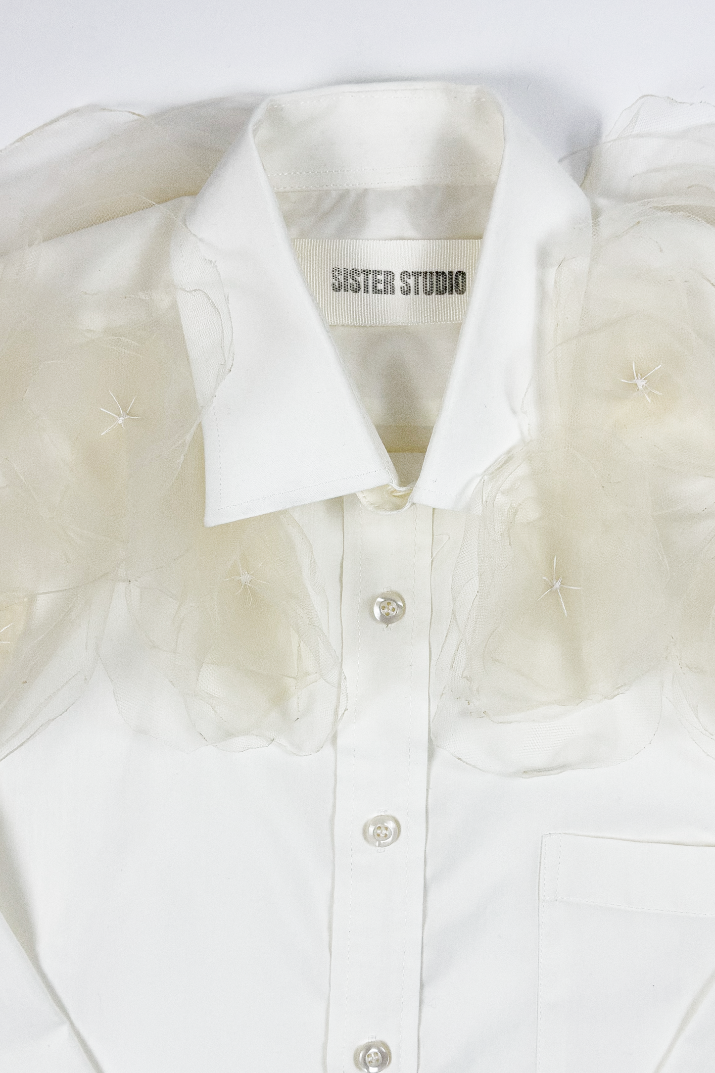 Floral Appliqué Shirt