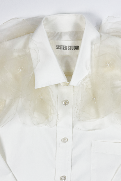 Floral Appliqué Shirt