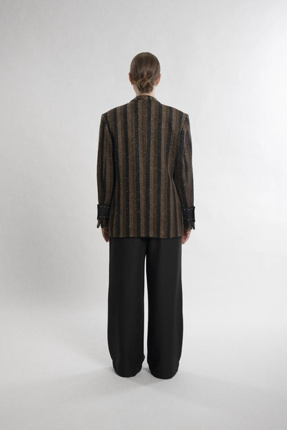 Stitched Wool Blazer