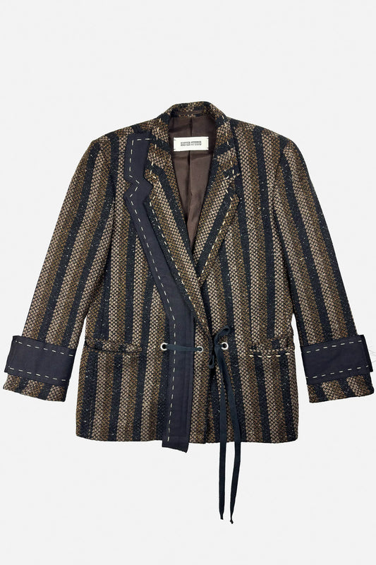 Stitched Wool Blazer