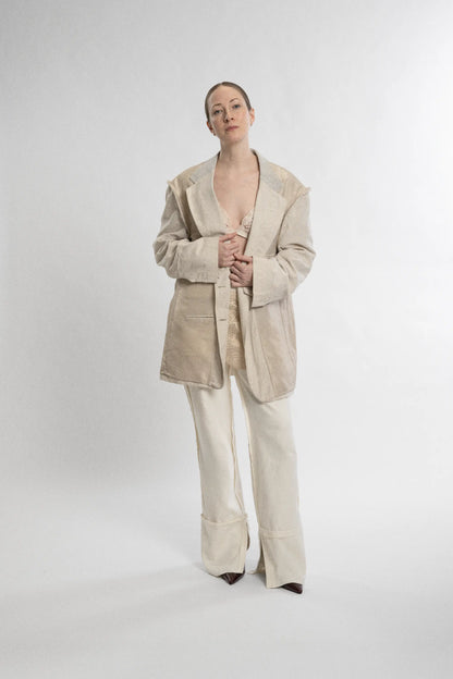 Deconstructed blazer