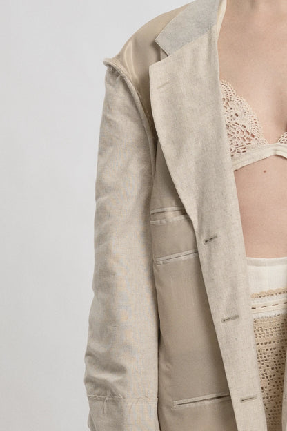Deconstructed blazer