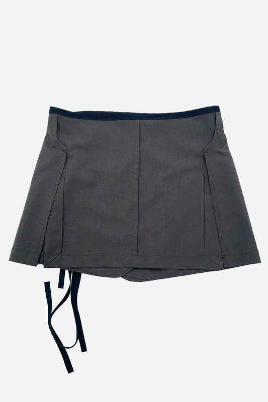 Deconstructed Wrap Skirt