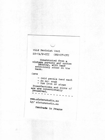 Wild Feminist Vest