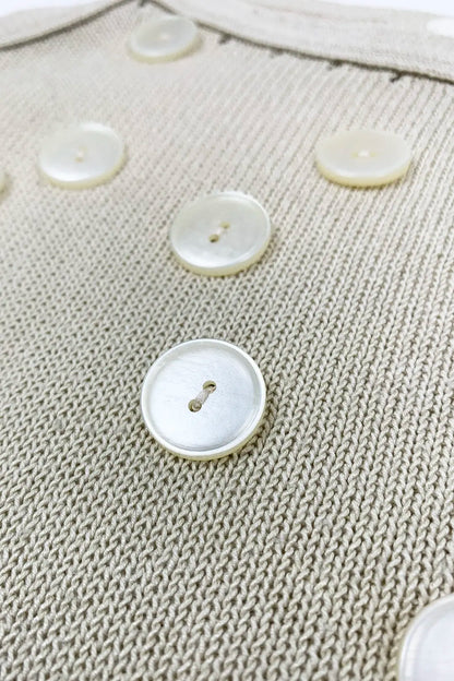 Sand Button Top