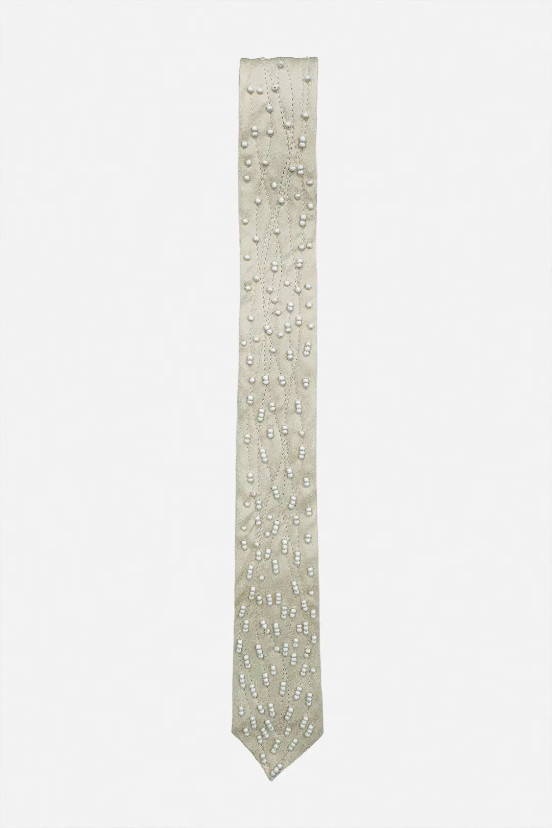 Sand Beaded Tie