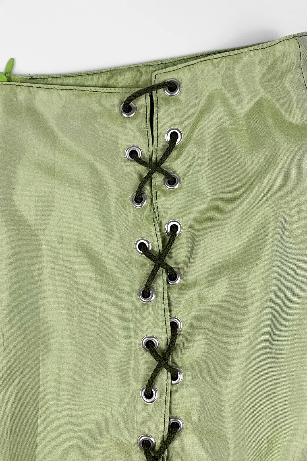Green Silk Skirt