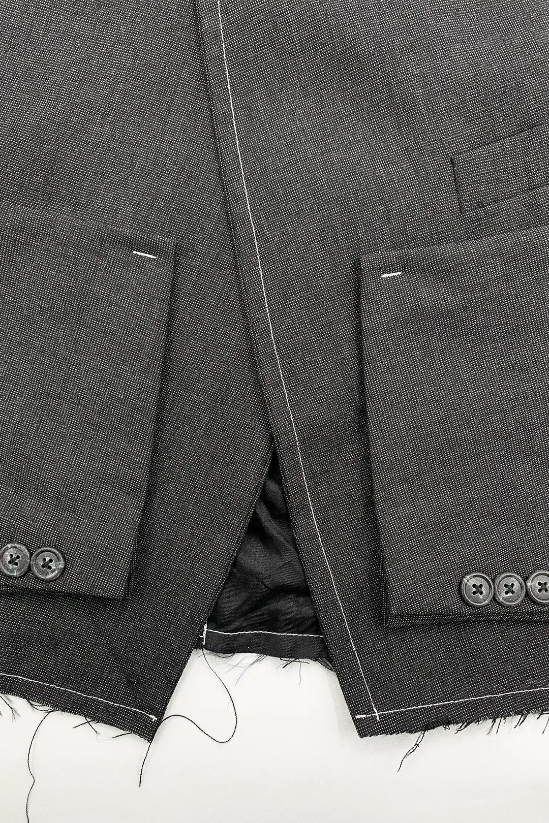 Sleeve Panel Wool Vest