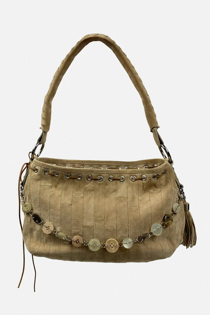 Suede Shoulder Bag
