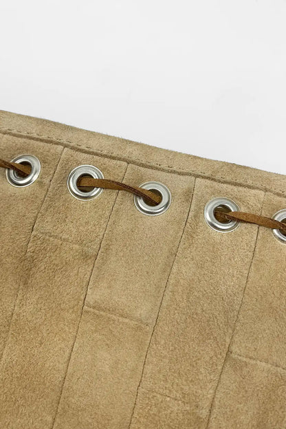 Suede Shoulder Bag