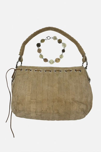 Suede Shoulder Bag