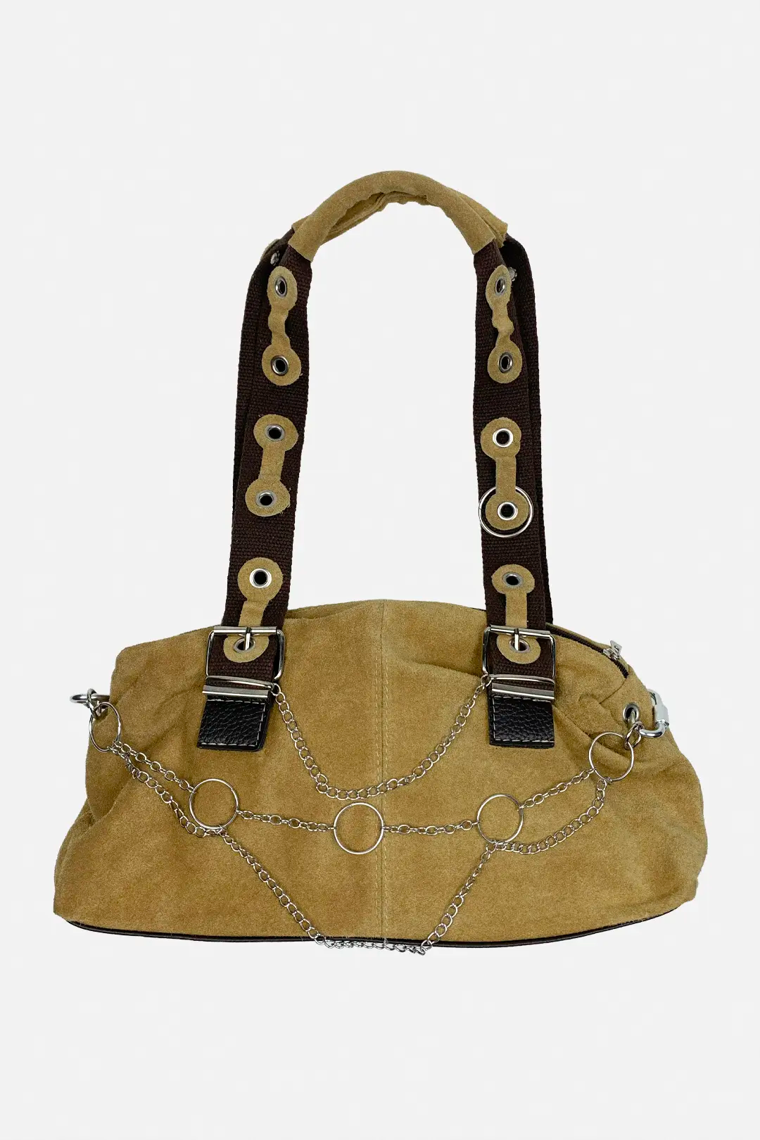 Suede Chain Bag