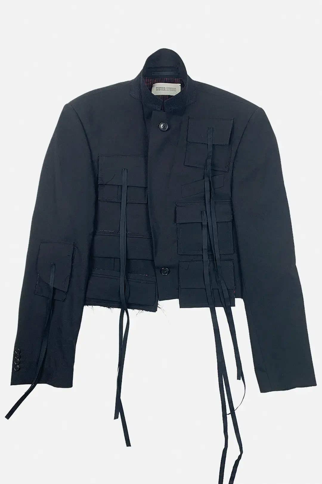 Utility Blazer Jacket | Noir