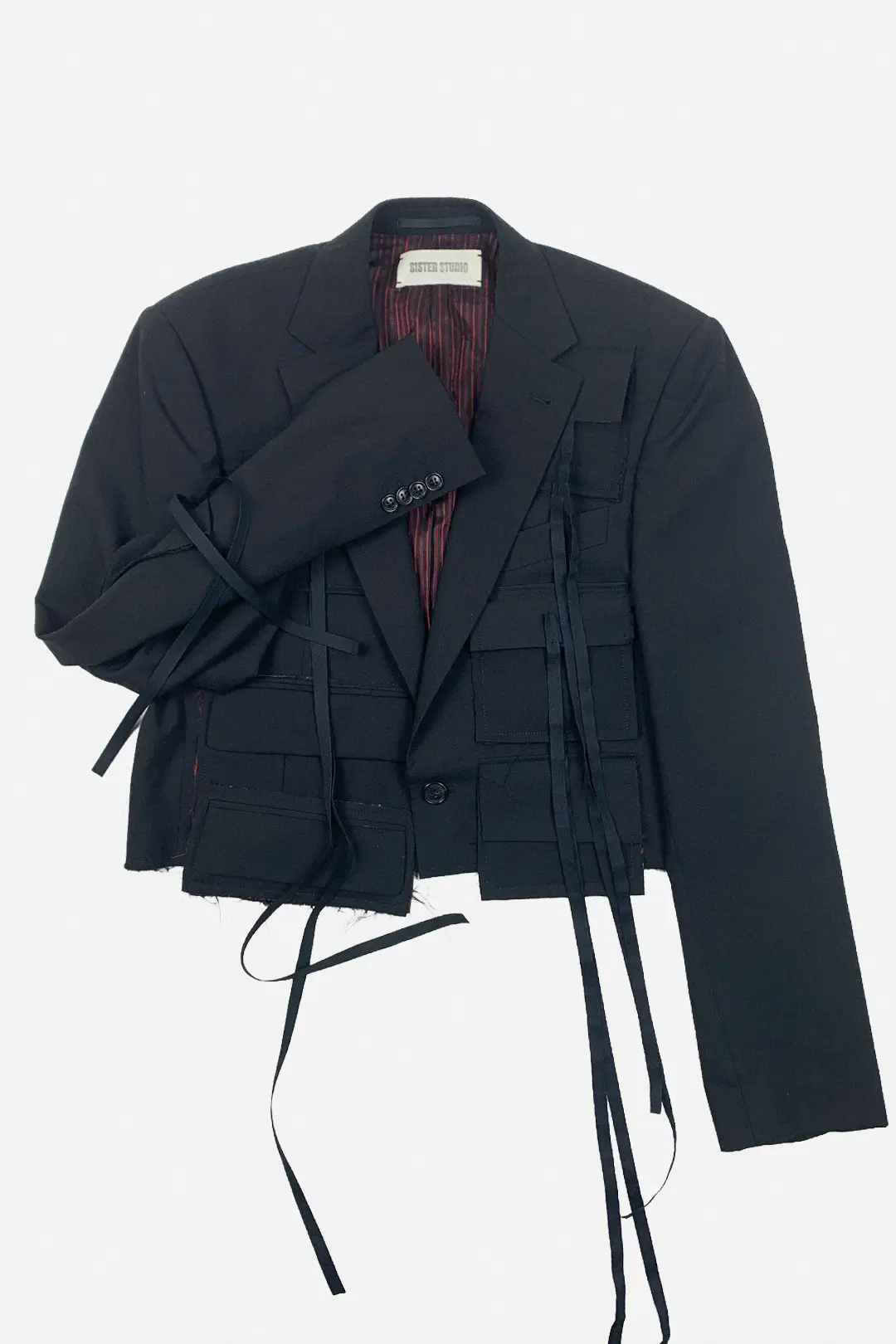Utility Blazer Jacket | Noir