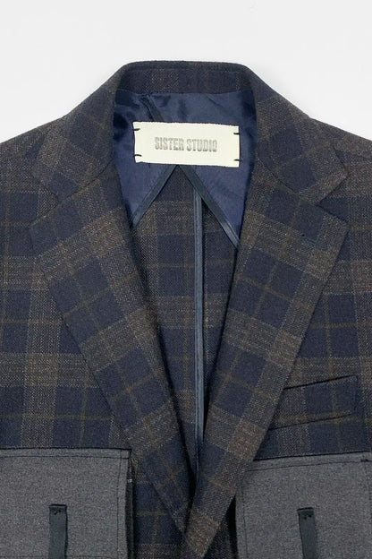 Utility Check Blazer