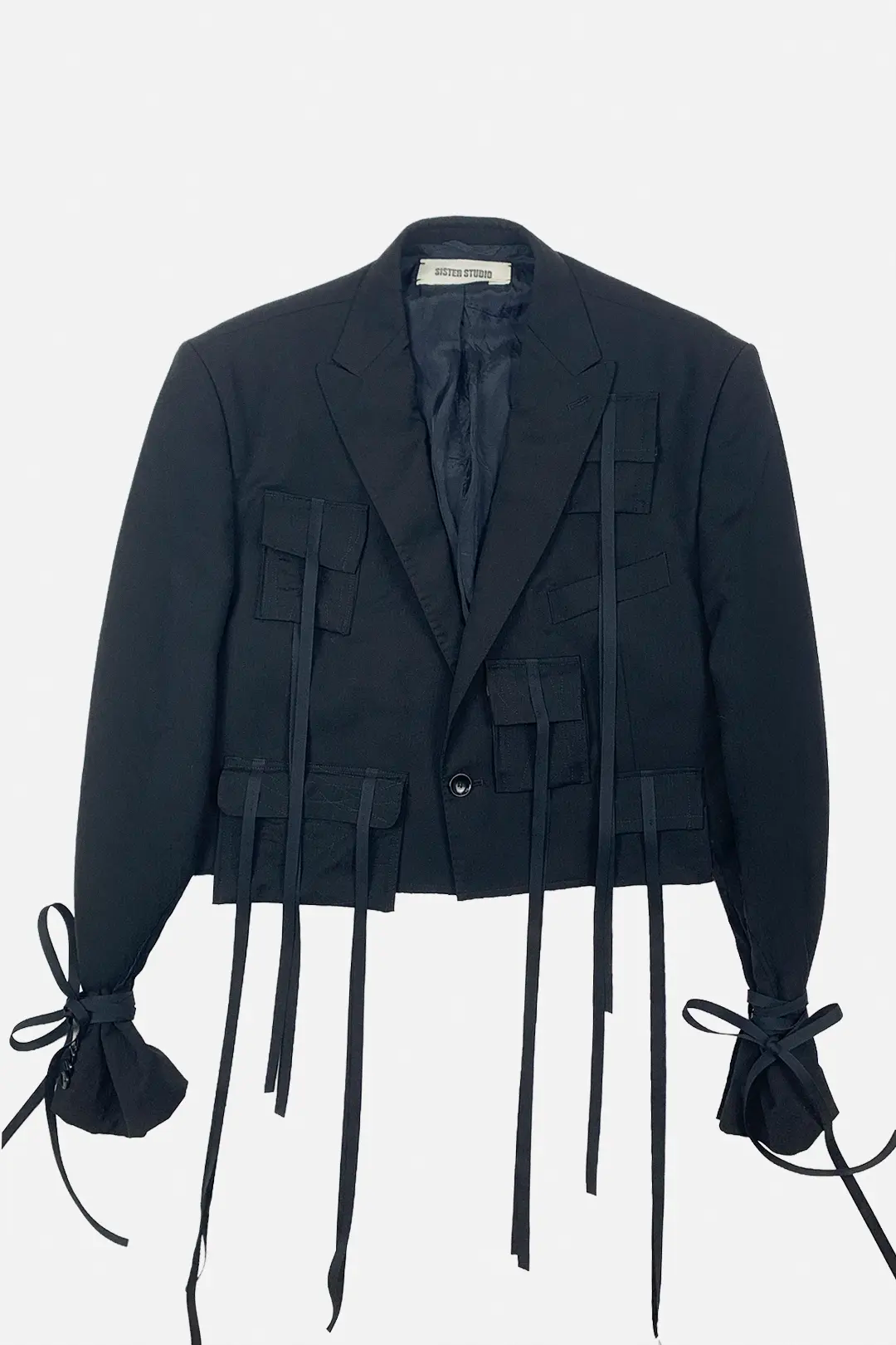 Utility Blazer Jacket | Noir